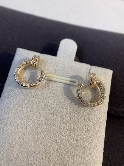 Mystic JUSTE EARRINGS GOLD DIAMONDS