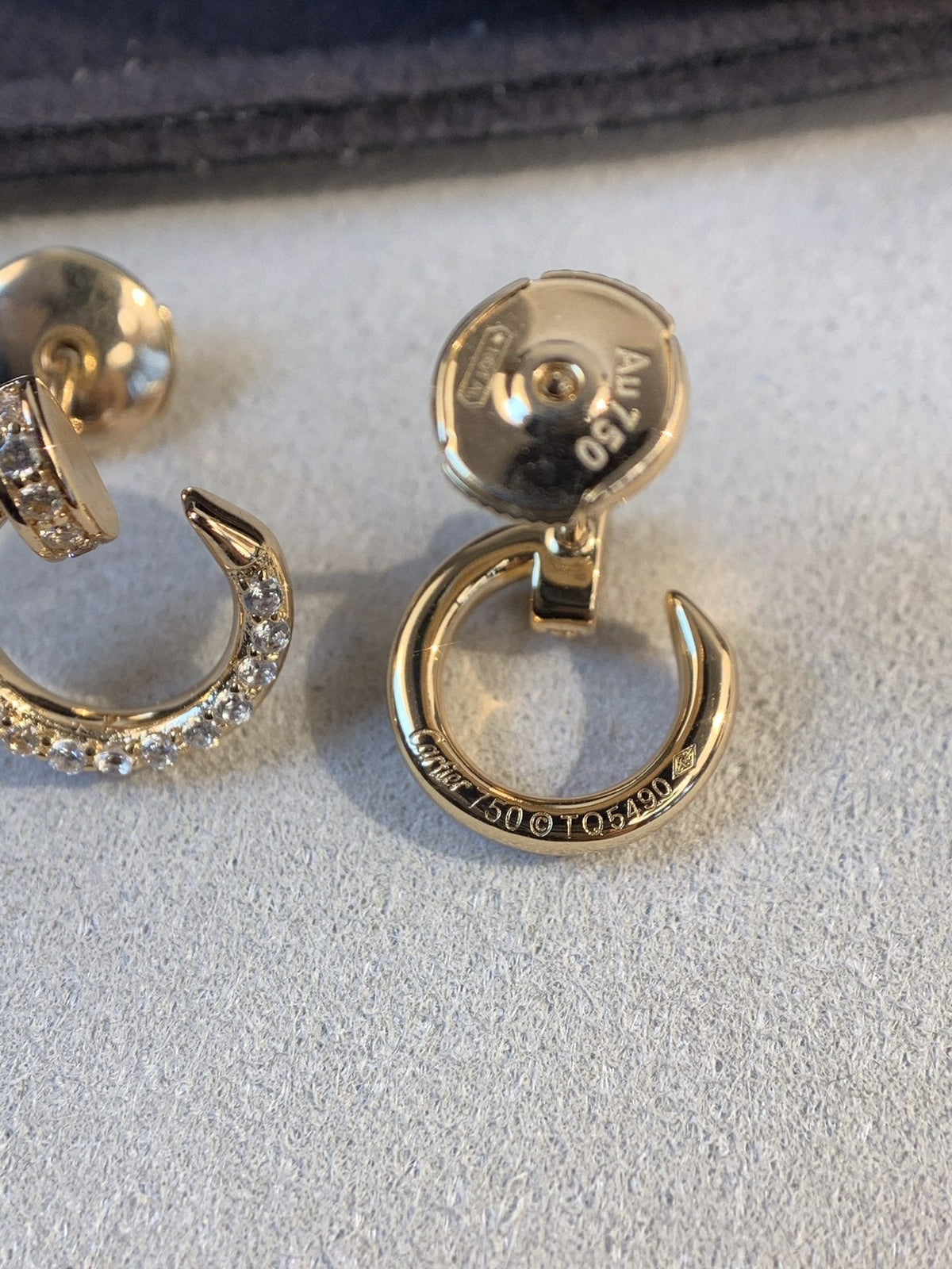 Mystic JUSTE EARRINGS GOLD DIAMONDS