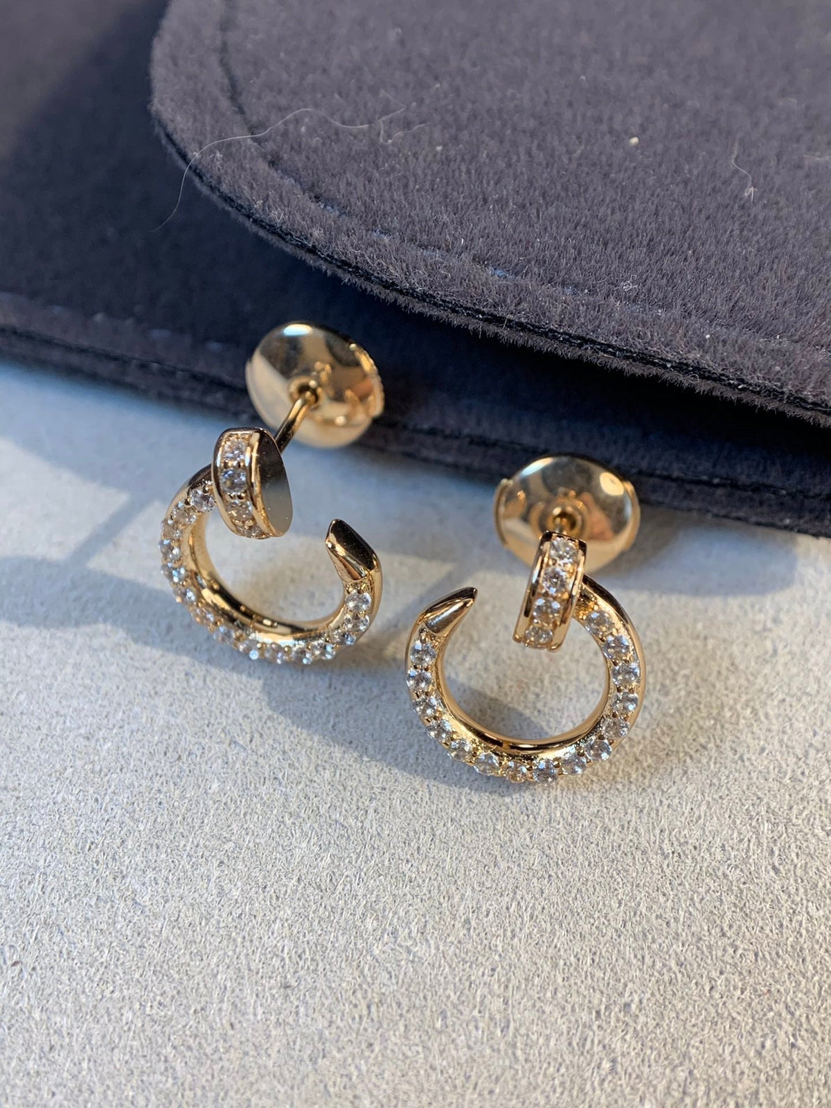 Mystic JUSTE EARRINGS GOLD DIAMONDS