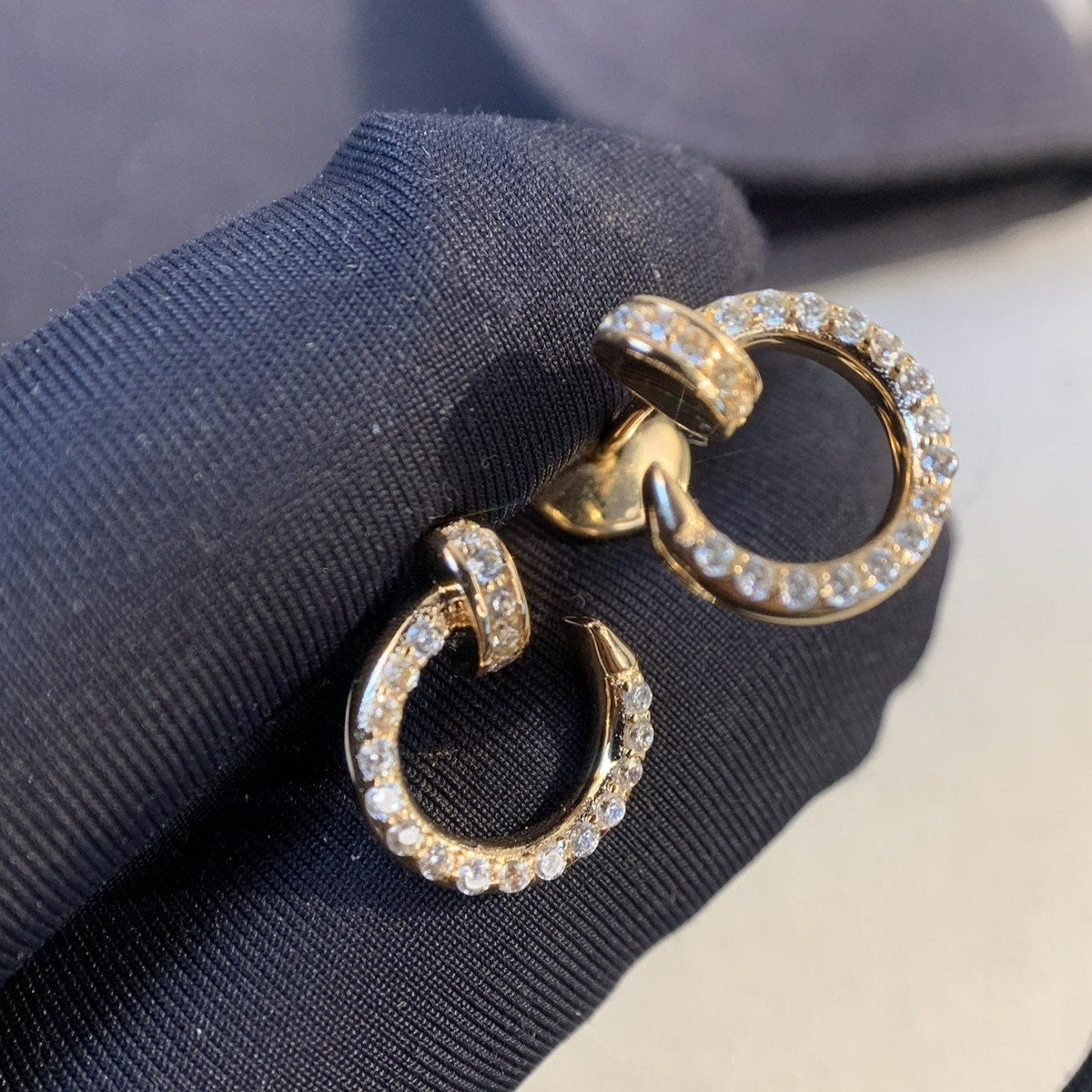 Mystic JUSTE EARRINGS GOLD DIAMONDS