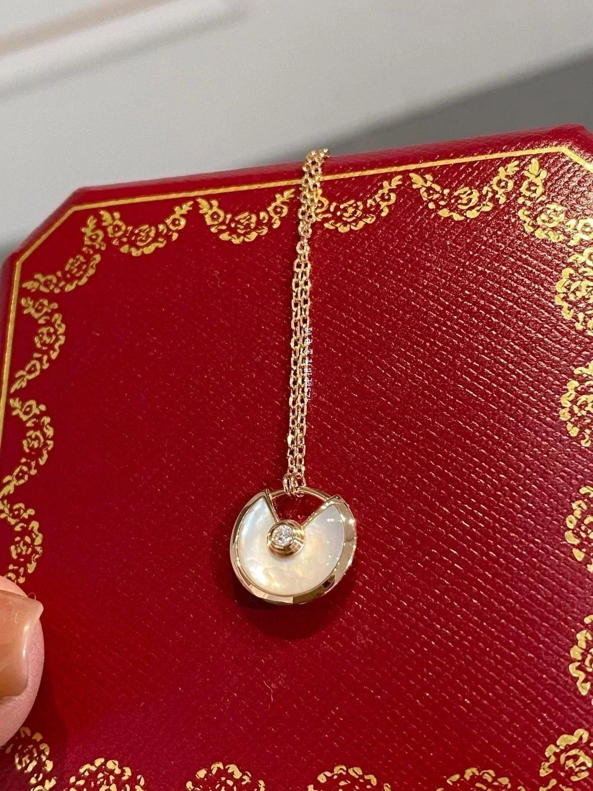 Mystic AMULETTE ROSE GOLD MOP NECKLACE
