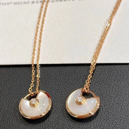 Mystic AMULETTE ROSE GOLD MOP NECKLACE
