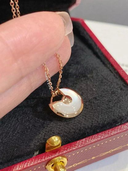 Mystic AMULETTE ROSE GOLD MOP NECKLACE