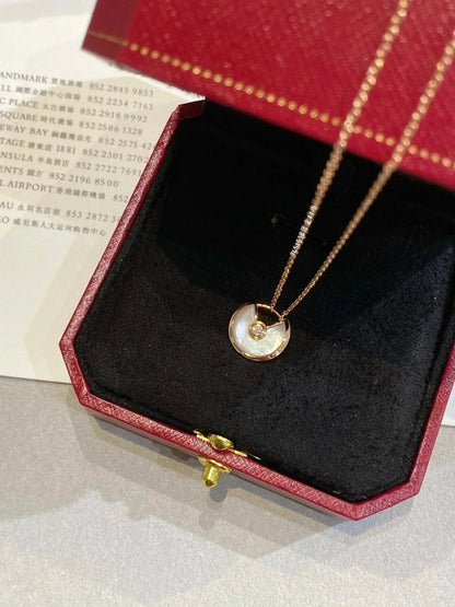 Mystic AMULETTE ROSE GOLD MOP NECKLACE