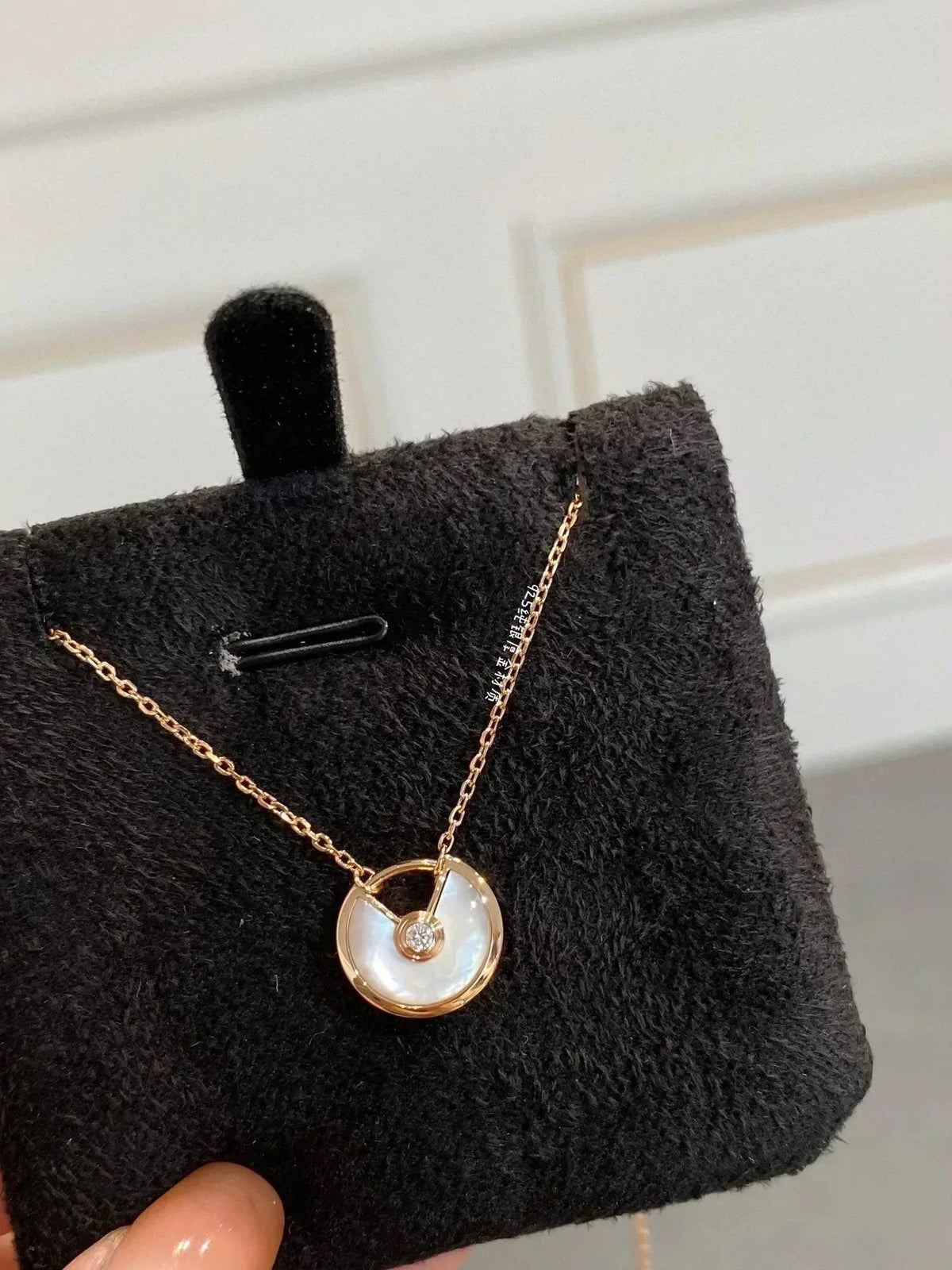 Mystic AMULETTE ROSE GOLD MOP NECKLACE