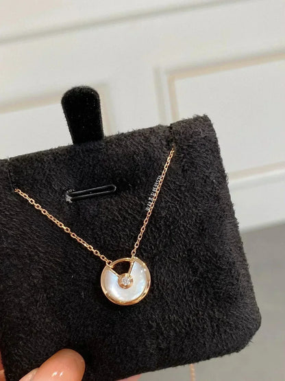 Mystic AMULETTE ROSE GOLD MOP NECKLACE