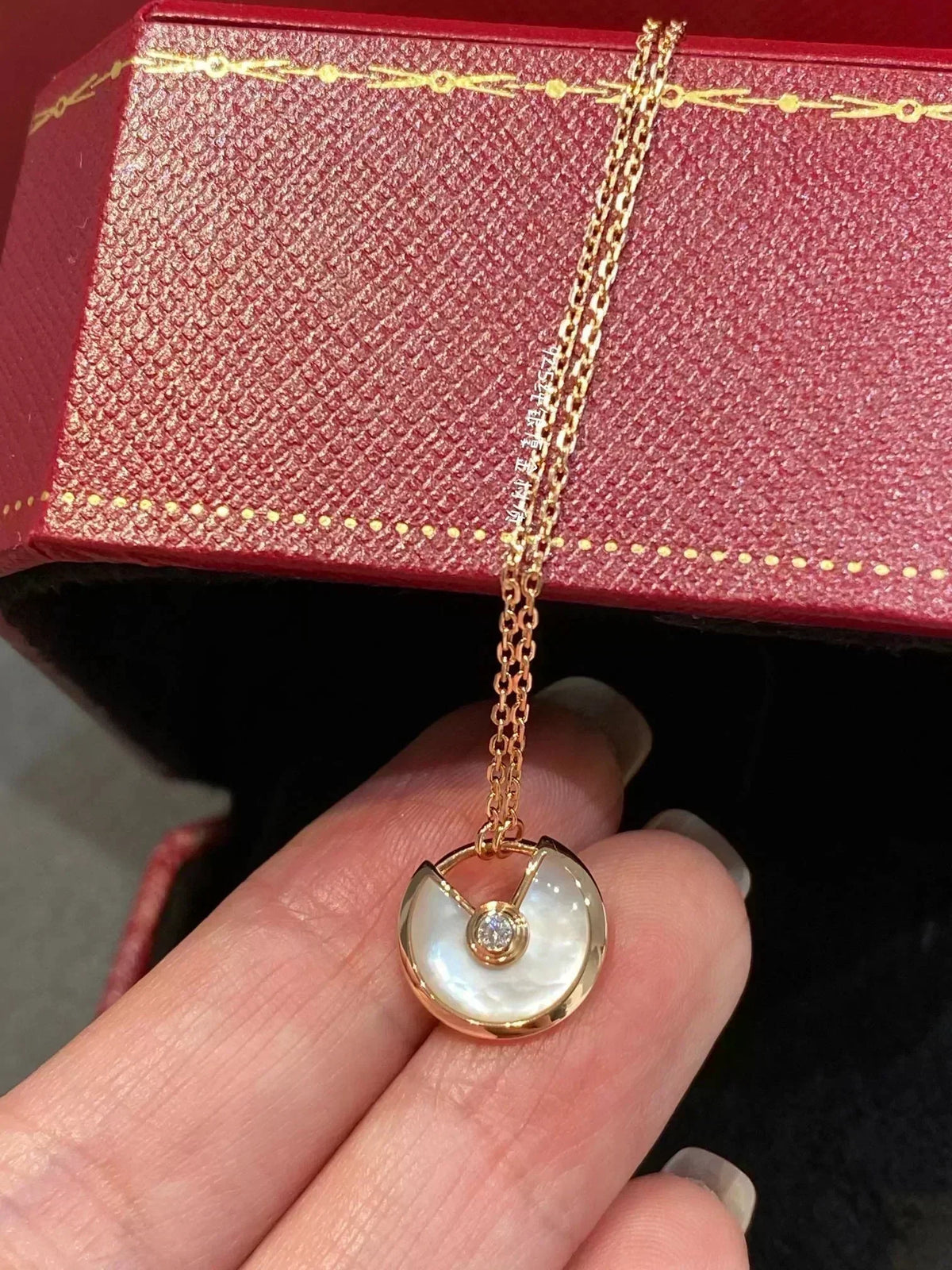 Mystic AMULETTE ROSE GOLD MOP NECKLACE