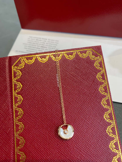 Mystic AMULETTE ROSE GOLD MOP NECKLACE