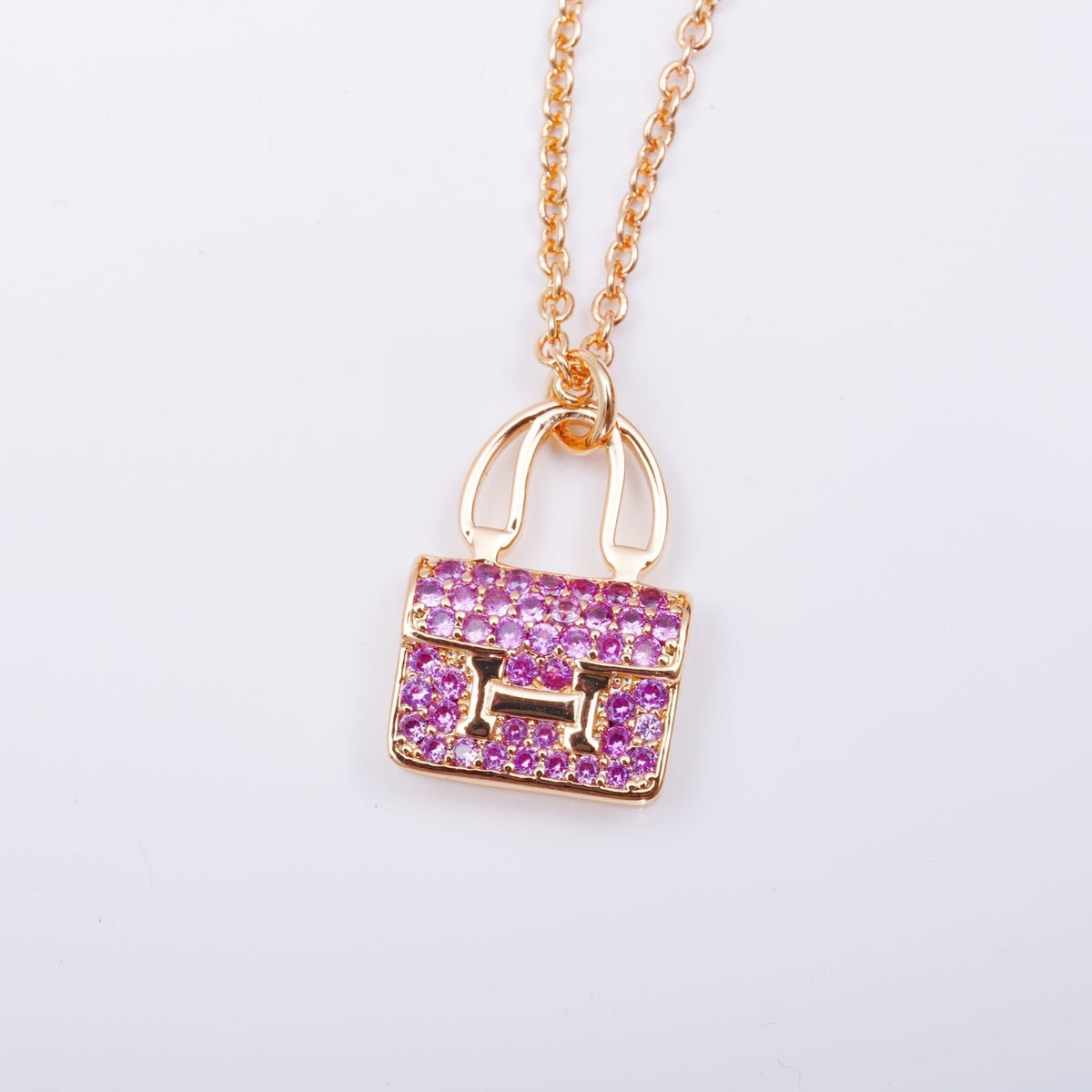 Mystic CONSTANCE PEDANT PURPLE DIAMOND NECKLACE