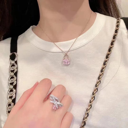 Mystic CONSTANCE PEDANT PURPLE DIAMOND NECKLACE