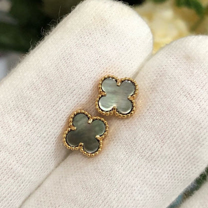 Mystic CLOVER MINI GOLD EARRINGS