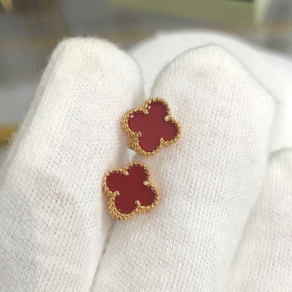 Mystic CLOVER MINI GOLD EARRINGS