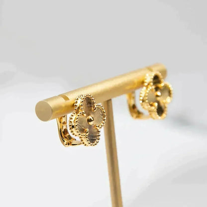Mystic CLOVER MEDIUM 1 MOTIFS LASER EARRINGS