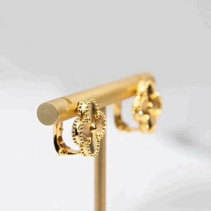 Mystic CLOVER MEDIUM 1 MOTIFS LASER EARRINGS