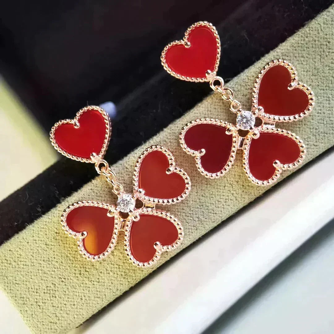 Mystic SWEET CLOVER CARNELIAN EARRINGS