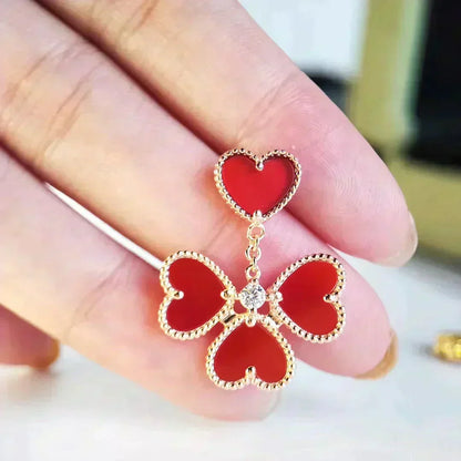 Mystic SWEET CLOVER CARNELIAN EARRINGS