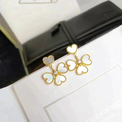 Mystic CLOVER SWEET WHITE MOP EARRINGS