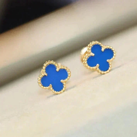 Mystic CLOVER MINI 9.5MM TURQUOISE EARRINGS