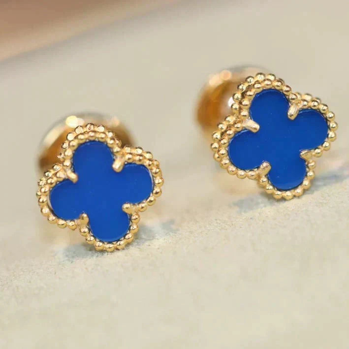 Mystic CLOVER MINI 9.5MM TURQUOISE EARRINGS