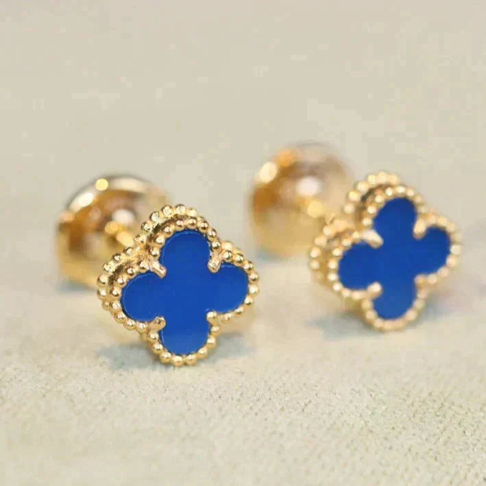Mystic CLOVER MINI 9.5MM TURQUOISE EARRINGS