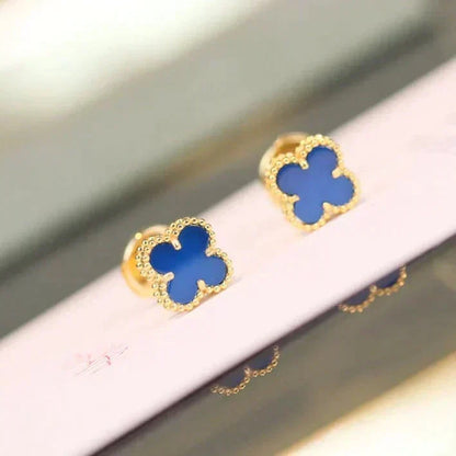 Mystic CLOVER MINI 9.5MM TURQUOISE EARRINGS