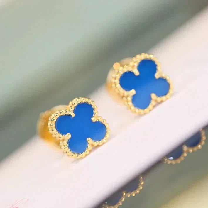 Mystic CLOVER MINI 9.5MM TURQUOISE EARRINGS