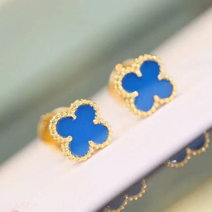 Mystic CLOVER MINI 9.5MM TURQUOISE EARRINGS