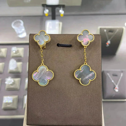 Mystic CLOVER 2 MOTIFS  EARRINGS (MULTIPLE CHOICESC