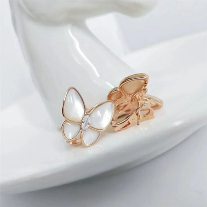 Mystic BUTTERFLY MOP DIAMOND EARRINGS