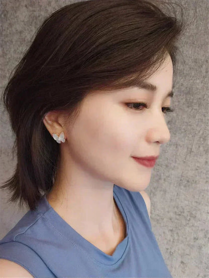 Mystic BUTTERFLY MOP DIAMOND EARRINGS
