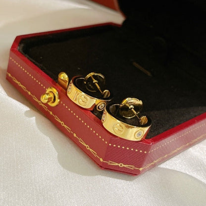 Mystic LOVE EARRINGS 5.7MM 2 DIAMONDS