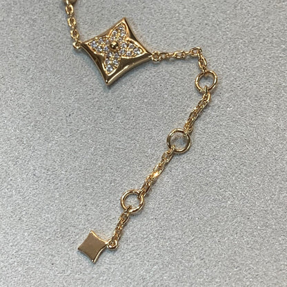 Mystic STAR AND SUN 4 MOTIFS GOLD DIAMONDS BRACELET