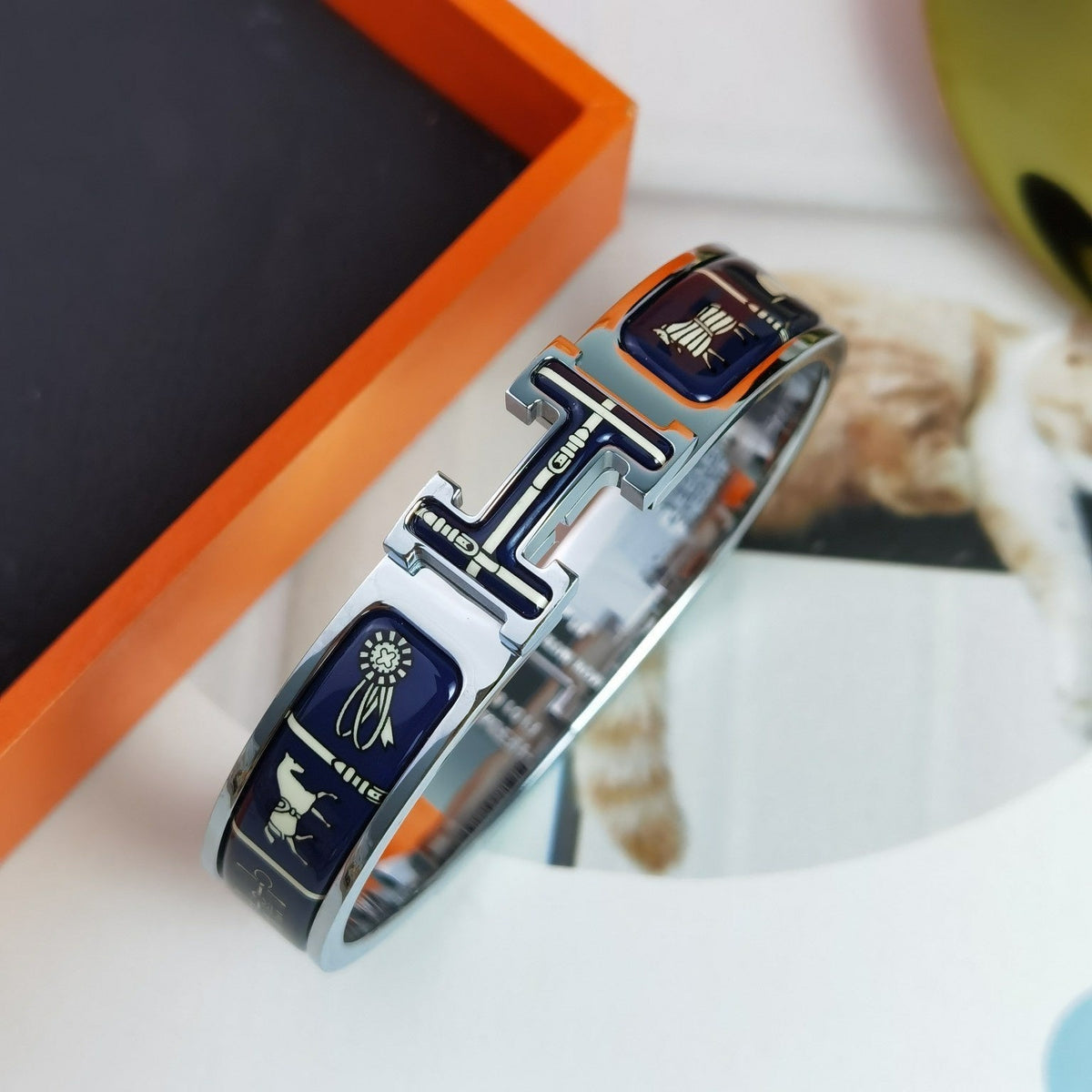 Mystic H COUVERTURES DARK BLUE BRACELET
