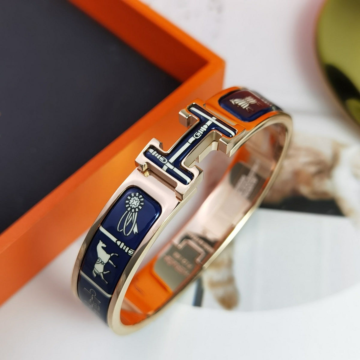 Mystic H COUVERTURES DARK BLUE BRACELET