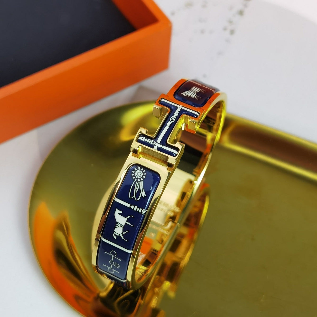 Mystic H COUVERTURES DARK BLUE BRACELET