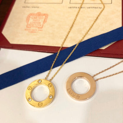 Mystic LOVE NECKLACE 16MM 3 DIAMONDS