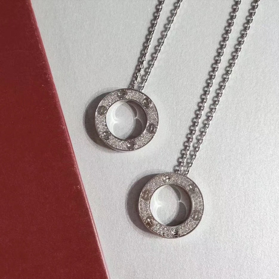 Mystic LOVE NECKLACE ADJUSTABLE SILVER