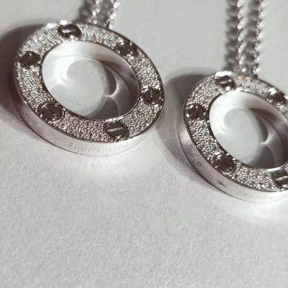 Mystic LOVE NECKLACE ADJUSTABLE SILVER