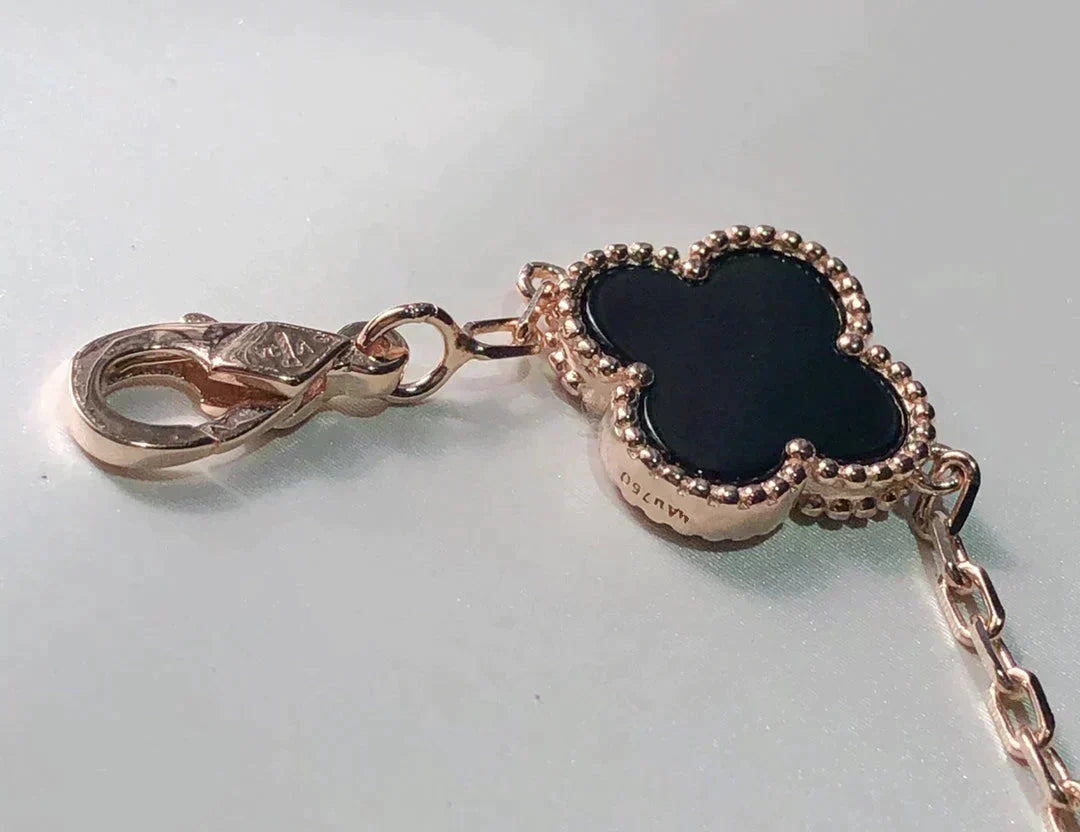 [Mystic ]New CLOVER 5 MOTIFS MULTICOLOR BRACELET