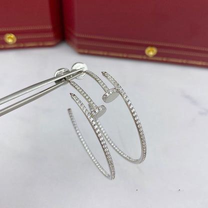 Mystic JUSTE EARRINGS FULL DIAMONDS 1.8MM