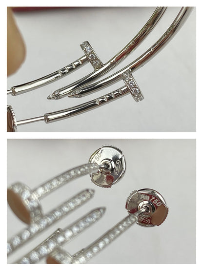 Mystic JUSTE EARRINGS FULL DIAMONDS 1.8MM