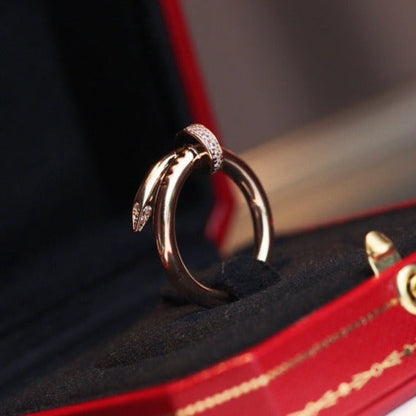 Mystic JUSTE RING 2.65MM PINK GOLD DIAMOND