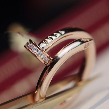 Mystic JUSTE RING 2.65MM PINK GOLD DIAMOND