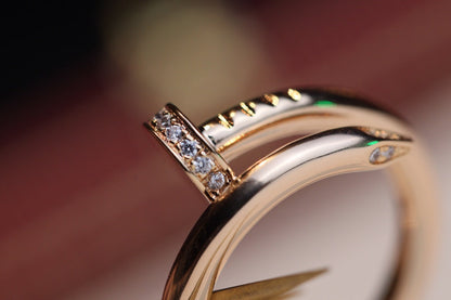 Mystic JUSTE RING 2.65MM PINK GOLD DIAMOND