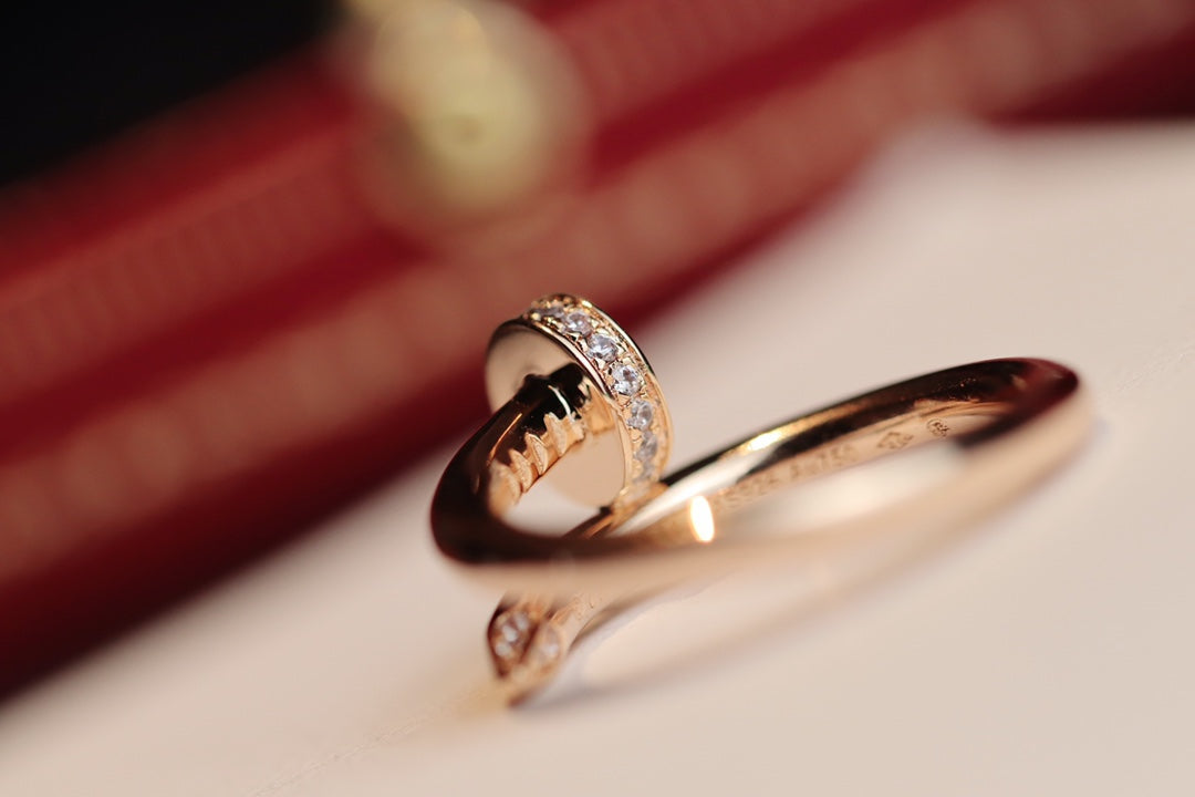Mystic JUSTE RING 2.65MM PINK GOLD DIAMOND