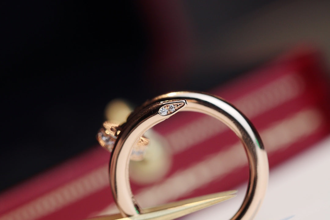 Mystic JUSTE RING 2.65MM PINK GOLD DIAMOND