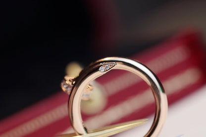 Mystic JUSTE RING 2.65MM PINK GOLD DIAMOND