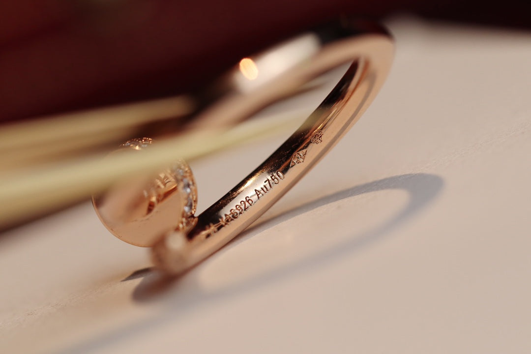 Mystic JUSTE RING 2.65MM PINK GOLD DIAMOND