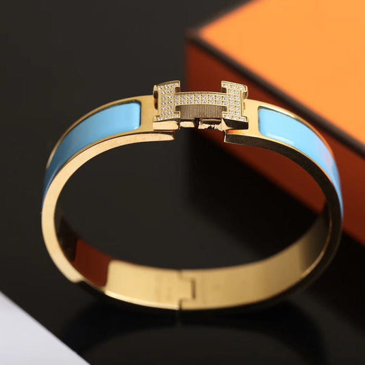 Mystic H CLOUD BLUE BRACELET GOLD DIAMOND