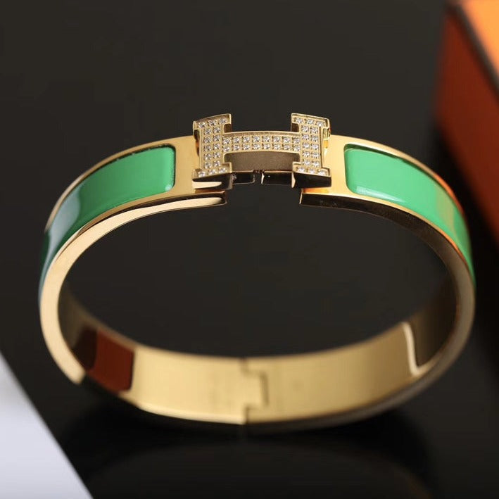 Mystic H BRACELET GOLD DIAMOND
